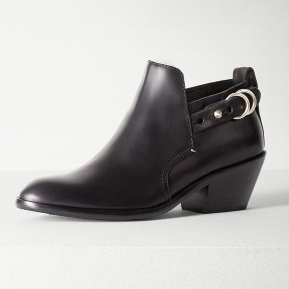 rag & bone Shoes - NEW RAG & BONE Sullivan Black Leather Ankle boots 38